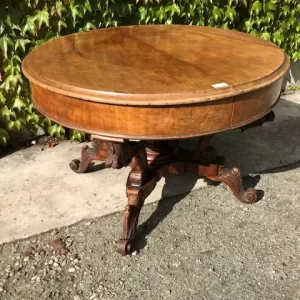 Tavolo a Cestello Genovese Carlo X in Noce - Epoca '800