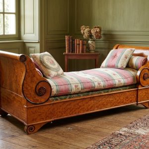 Divano Chaise-Longue Biedermeier - Epoca Carlo X in acero