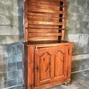 Credenza/Piattaia Rustica in Larice - Epoca '800