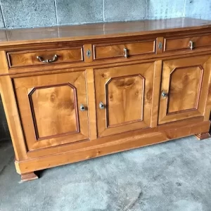 Credenza a 3 Porte in Ciliegio Restaurata - Epoca '800
