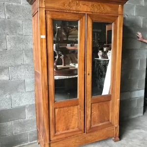 Libreria Carlo X in Noce a 2 Ante - Epoca II metà '800