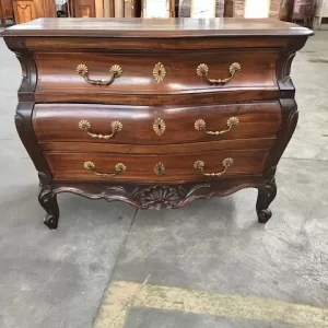 Cassettone Luigi XV in Mogano - Epoca anni '50