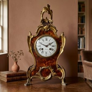 Pendolo da tavolo - Epoca '800 con cassa in tartaruga e legno