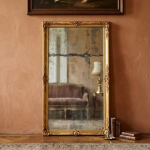 Specchiera Luigi Filippo - Epoca '800 in Legno Dorato