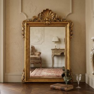 Specchiera Carlo X – Epoca '800 in legno dorato