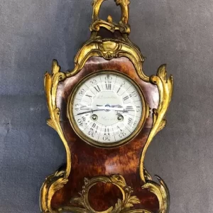 Pendolo da tavolo - Epoca '800 con cassa in tartaruga e legno