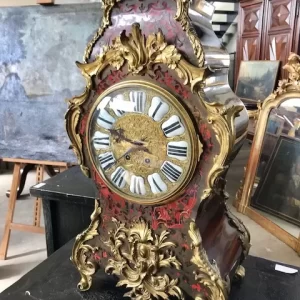 Orologio Boulle in Ottone e Tartaruga - Epoca II metà '800