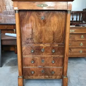 Secretaire Impero in Noce Piemontese - Epoca primo '800