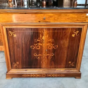 Credenza Carlo X in Palissandro Intarsiata - Epoca '800