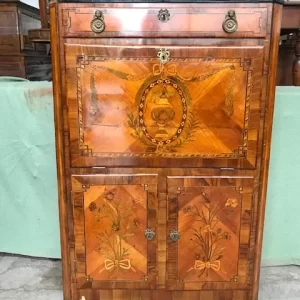 Secretaire Luigi XVI Piemontese Noce e Ciliegio - Epoca '700
