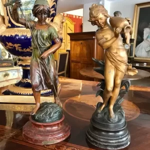 Sculture in Bronzo e Antimonio - Fanciulli Primi '900