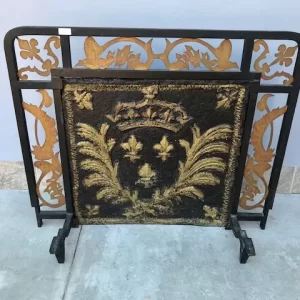 Piastra da Camino - Epoca '700 in Ghisa e Ferro Battuto