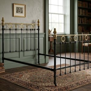 Letto in Ferro Battuto - Epoca '800 con Dettagli in Ottone
