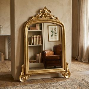 Specchiera Luigi Filippo - Epoca fine '800 in Legno e Doratura