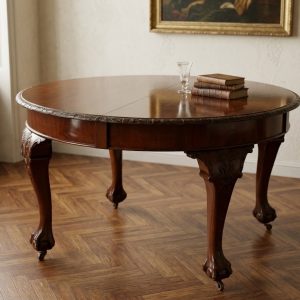 Tavolo Rotondo Inglese Allungabile - Fine '800 in Mogano