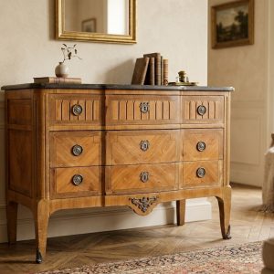 Cassettone Luigi XV - Epoca fine '800 in mogano e palissandro