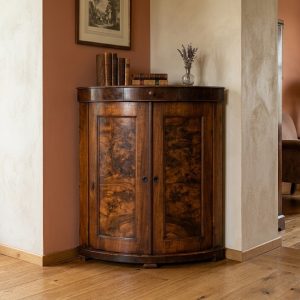 Angoliera Francese in Noce con 2 Ante - Epoca fine '800