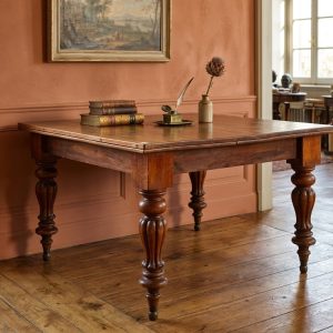 Tavolo Inglese in Mogano Allungabile - Epoca fine '800