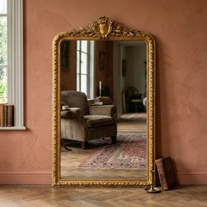 Specchiera Luigi Filippo - Epoca II Metà '800 in Legno Intagliato