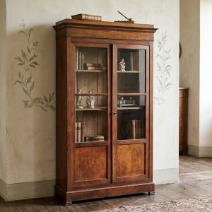 Libreria a 2 Ante in Mogano Luigi Filippo - Epoca fine '800