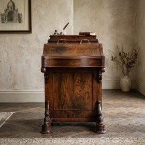 Scrittoio a Ribalta Inglese in legno di noce