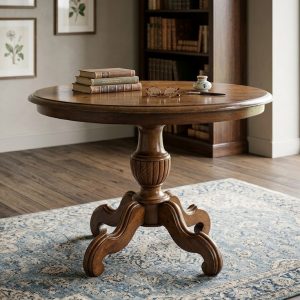 Tavolino Ovale - Epoca 1800 in Legno di Noce