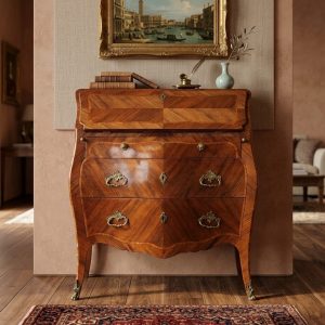 Ribalta Luigi XV genovese in palissandro - Epoca II metà '800