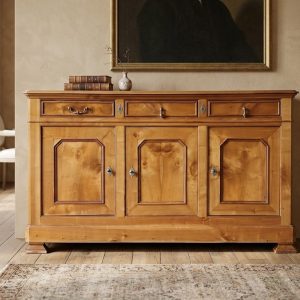 Credenza a 3 Porte in Ciliegio Restaurata - Epoca '800