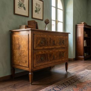 Comò Emiliano del '700 in Noce e Bois de Rose