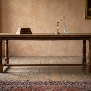 Tavolo Fratino in Rovere - Epoca fine '800, Restaurato