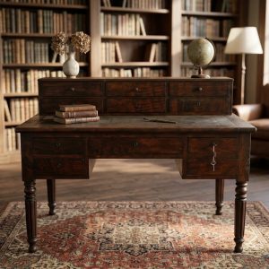 Scrittoio in Mogano del 1800 - Elegante e Restaurato