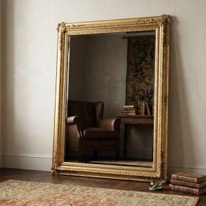 Specchiera Antica in Legno e Pastiglia Dorata - Fine '800/Primi '900