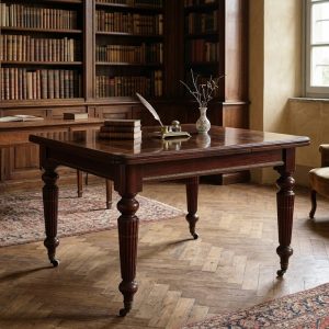 Tavolo Allungabile Inglese in Mogano - Epoca fine '800