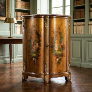 Angoliera Francese in Legno Dipinto e Dorato - Epoca '800