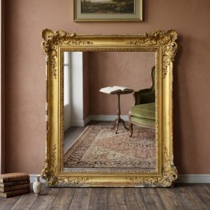 Specchiera Carlo X - Epoca '800 in Legno Dorato