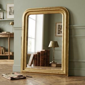 Specchiera Luigi Filippo - Epoca II Metà '800 in Legno Dorato
