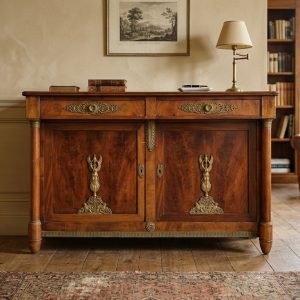 Importante Credenza Impero fine '800/ primi '900 in Mogano