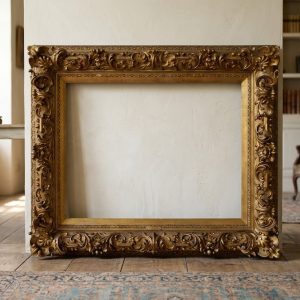 Cornice Dorata per Dipinti - XX Secolo in Legno e Pastiglia
