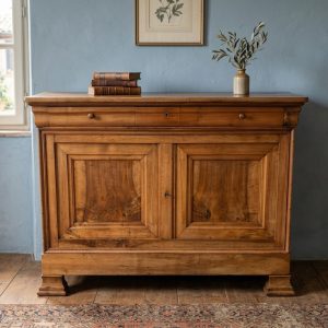 Credenza Cappuccina in Noce con 2 Ante e 3 Cassetti - Epoca '800