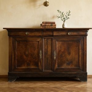 Credenza Carlo X in Noce restaurata - Epoca '800