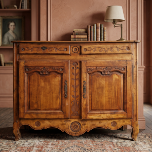 Credenza Provenzale primo '800 in Ciliegio a 2 Ante