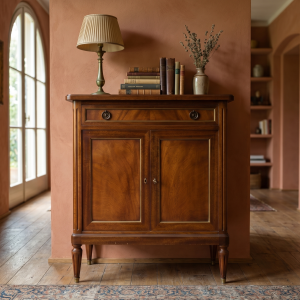 Piccola Credenza in Mogano a 2 Ante primi '900