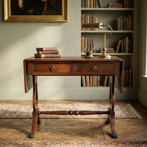 Scrittoio Impero in Mogano con Alette - Epoca 1800