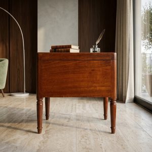 Sgabello Inglese del '800 in Mogano - Restauro in Corso