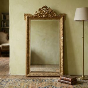 Specchiera Inglese in Legno Dorato - Fine '800