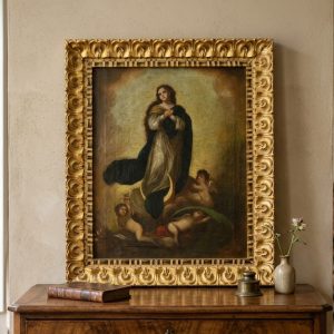 Dipinto ad Olio su Tela - Scena Religiosa della Fine '700