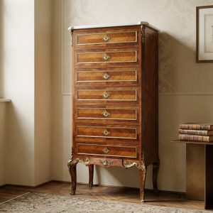 Settimanale Luigi XV in Palissandro - Epoca metà '800
