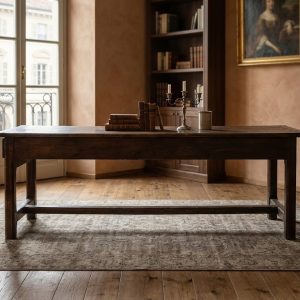 Tavolo Rustico da Refettorio in Rovere e Olmo – Epoca 1800
