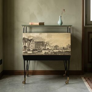 Piccolo Mobiletto Porta TV Vintage anni '50 - Conservato