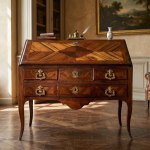 Ribalta Lombarda - Epoca fine '700 in Mogano con Intarsi